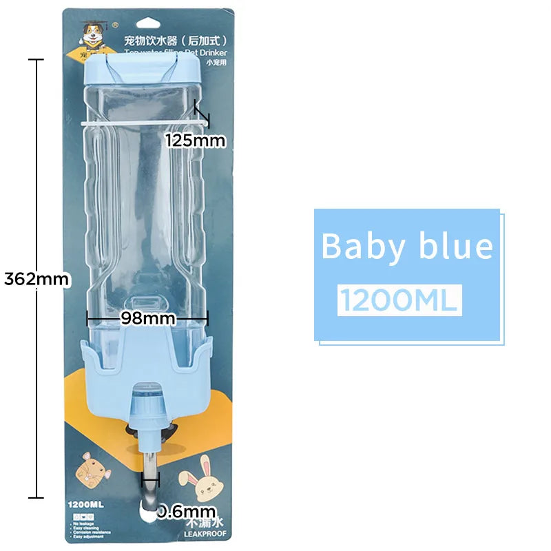 HOOPET Pet Drinker Bottle Fountain Head Drinker Ball Dispenser Feeder Hanging Bottle Pet Dog Cat Pet Supplies Water Drink