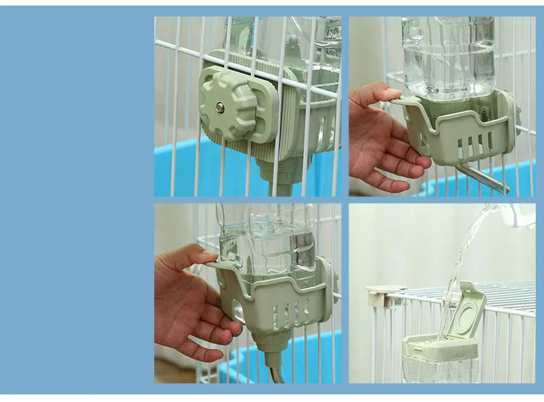 HOOPET Pet Drinker Bottle Fountain Head Drinker Ball Dispenser Feeder Hanging Bottle Pet Dog Cat Pet Supplies Water Drink