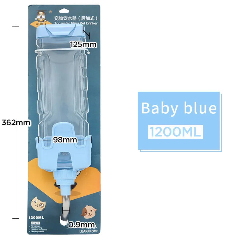 HOOPET Pet Drinker Bottle Fountain Head Drinker Ball Dispenser Feeder Hanging Bottle Pet Dog Cat Pet Supplies Water Drink