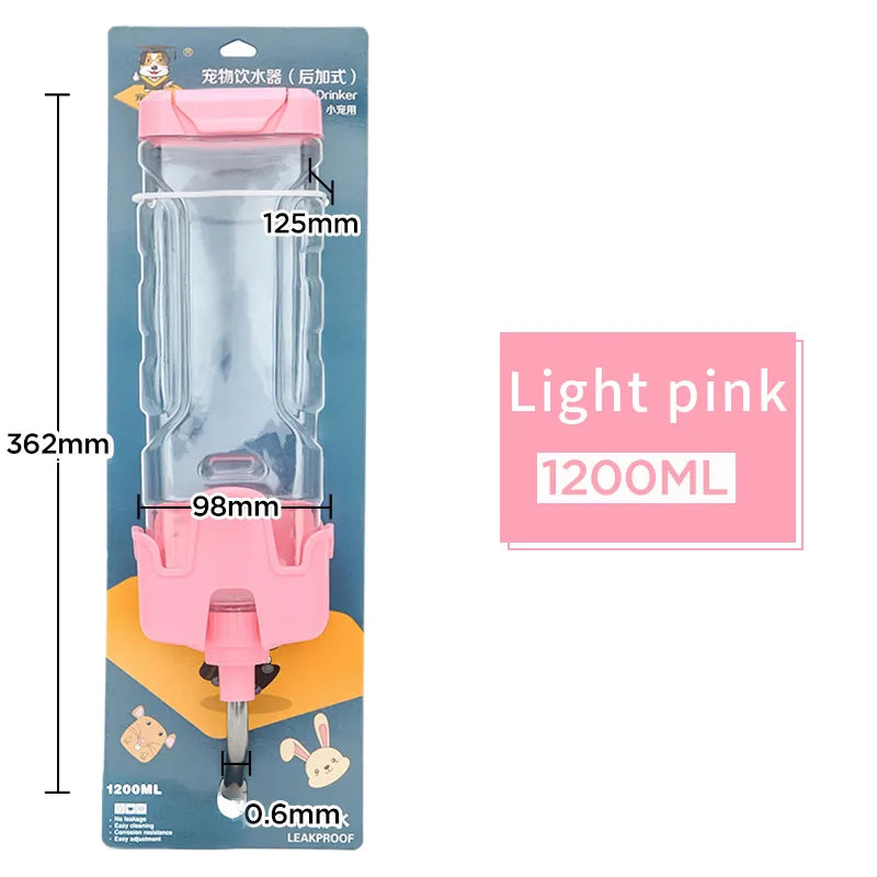 HOOPET Pet Drinker Bottle Fountain Head Drinker Ball Dispenser Feeder Hanging Bottle Pet Dog Cat Pet Supplies Water Drink