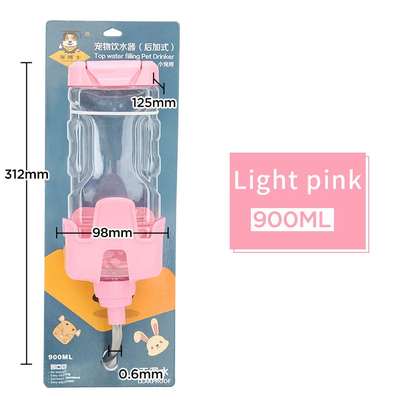 HOOPET Pet Drinker Bottle Fountain Head Drinker Ball Dispenser Feeder Hanging Bottle Pet Dog Cat Pet Supplies Water Drink