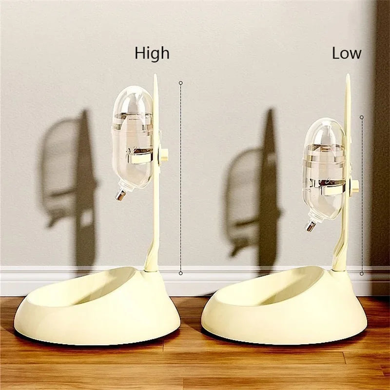 Automatic Pet Drinker Dog Bowls Water Bottles Universal Dog Drinker Feeder Liftable Bowl Dispenser Bowl Puppy Pet Products