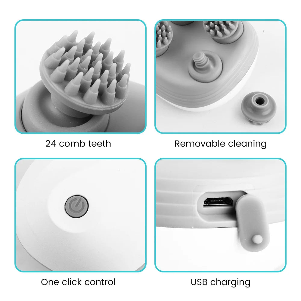 Electric Head & Body Massager for Pets & Humans