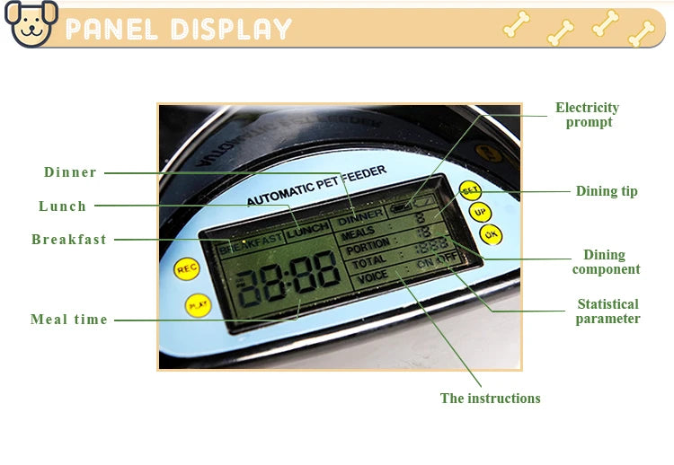 wholesale new remote control wifi connect slow feed smart pet dog automatic feeder
