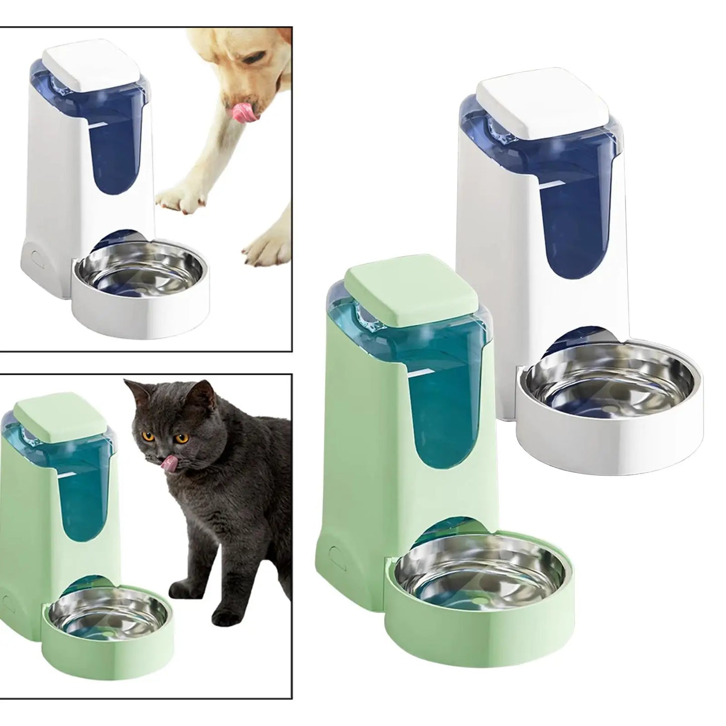 Automatic Pet Water Dispenser Dog Cat Watering Feeder Kitten Water Drinker