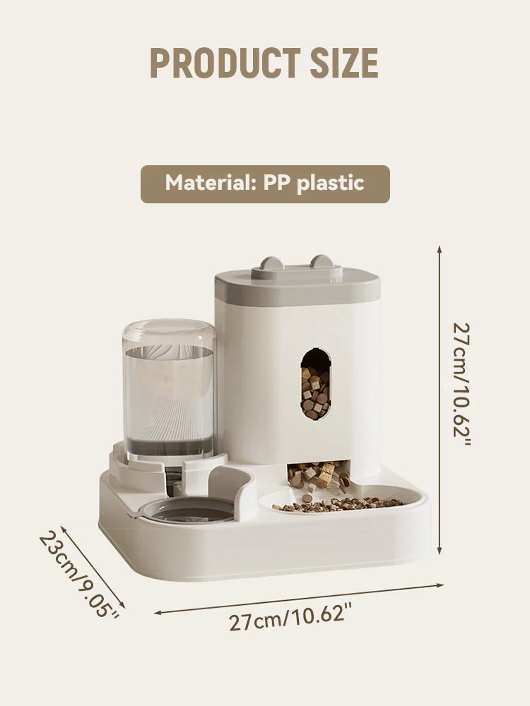 New Automatic Cat Feeding and Water Dispenser Automatic Feeder Water Troughs for Cats Feeding&Watering Supplies Pet Accessories