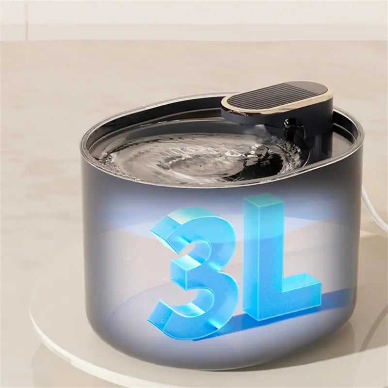 Automatic Cat Water Fountain with LED Light Ultra Silent Pet Drinking Water Fountain USB Cats Electric Mute Water Feeder