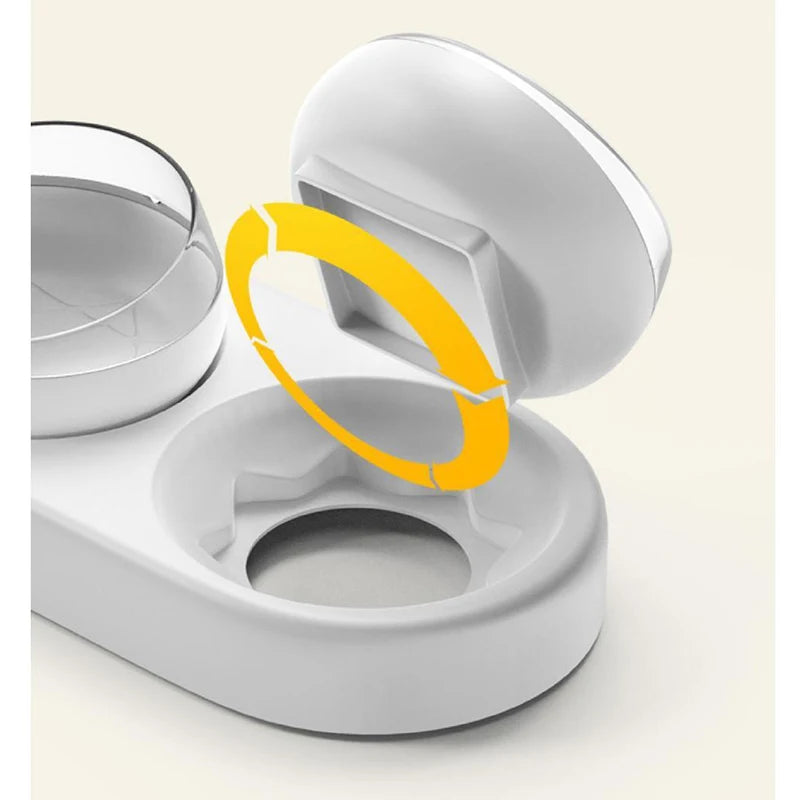 Cat Food Bowl Pet Dog Automatic Feeder With Water Dispenser Drinking For Cat Dog Double Bowl Raised Stand Dish 3 in 1