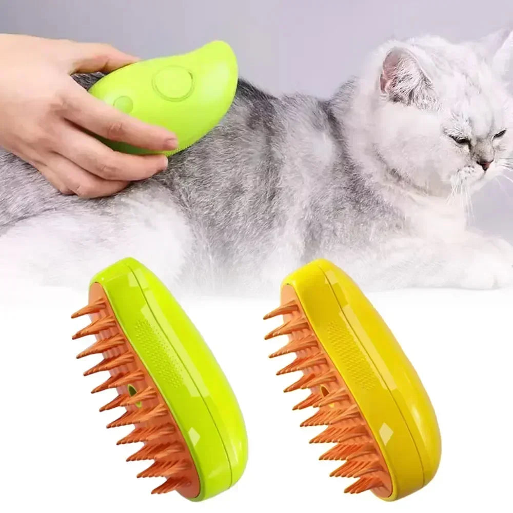 Electric Cat & Dog Steam Grooming Brush