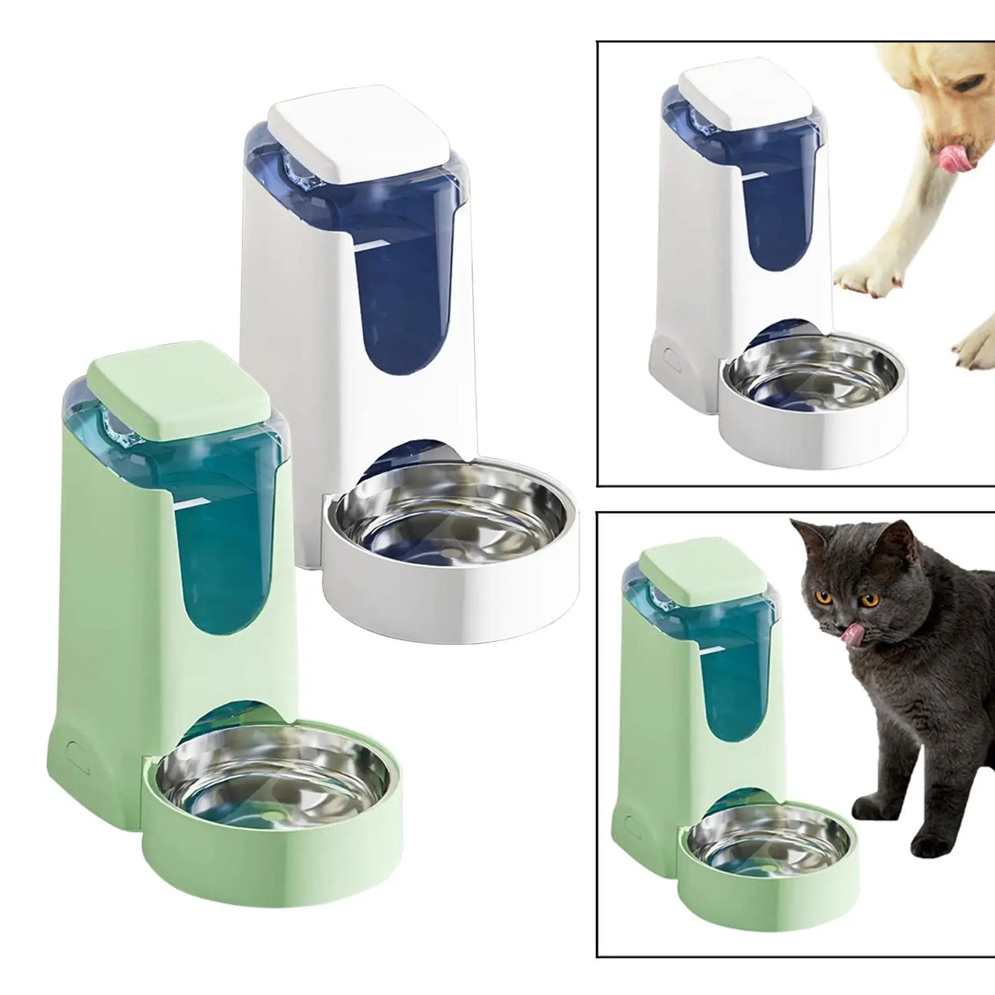 Automatic Pet Water Dispenser Dog Cat Watering Feeder Kitten Water Drinker