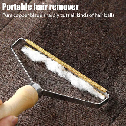 Portable Pet Hair Remover Scraper Brush