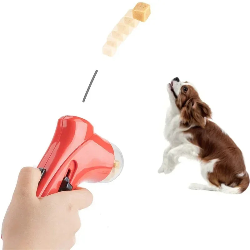 Pet Treat Launcher Interactive Snack Dispenser