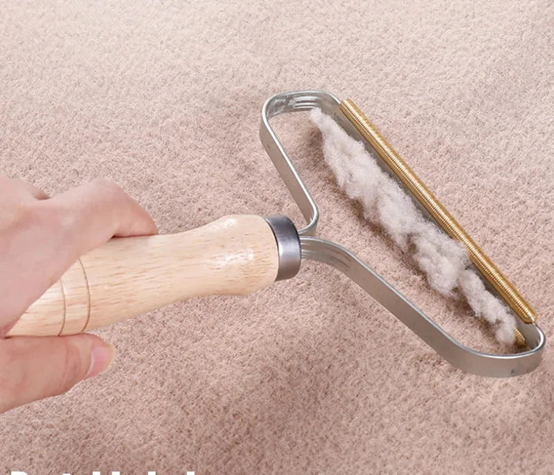 Portable Pet Hair Remover Scraper Brush