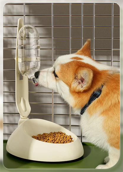 Automatic Pet Drinker Dog Bowls Water Bottles Universal Dog Drinker Feeder Liftable Bowl Dispenser Bowl Puppy Pet Products