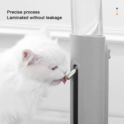 Pet Standing Water Dispenser Bowl, Automatic, Detachable, Pet Drinking Feeder for Dogs and Cats, 680ml
