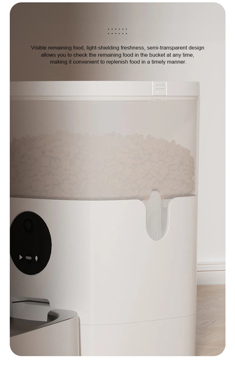 Wholesale Pet Feeders Stainless Steel Bowl Food Dispenser Timed Cat Dog Bowl Smart Automatic Pet Feeder With Cam-era