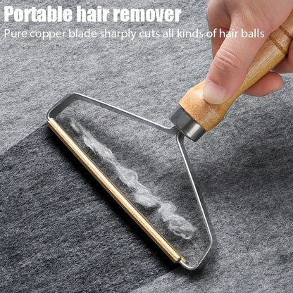 Portable Pet Hair Remover Scraper Brush