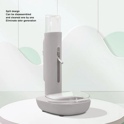 Pet Standing Water Dispenser Bowl, Automatic, Detachable, Pet Drinking Feeder for Dogs and Cats, 680ml