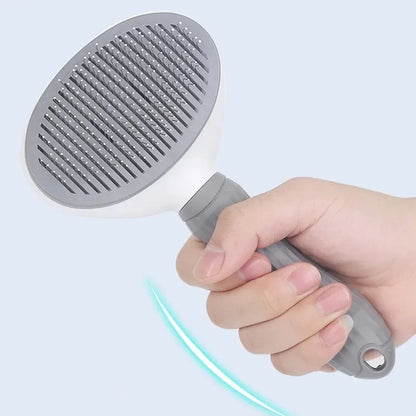 Self-Cleaning Pet Hair Removal Brush