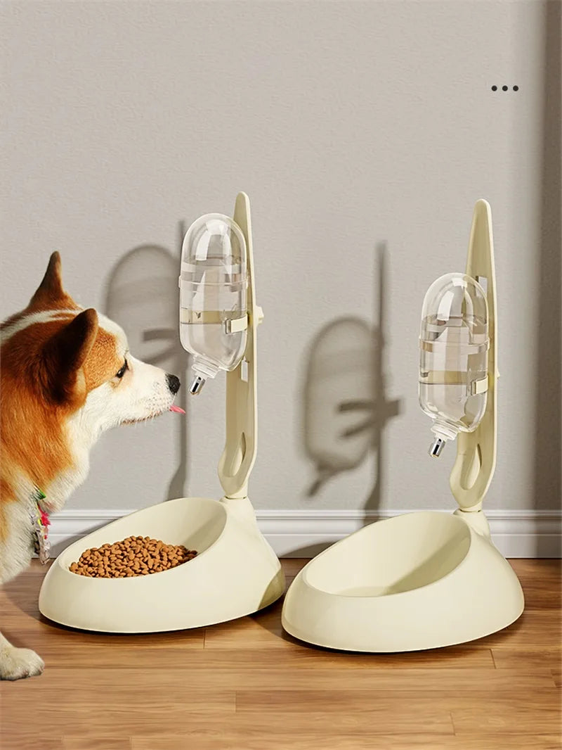 Automatic Pet Drinker Dog Bowls Water Bottles Universal Dog Drinker Feeder Liftable Bowl Dispenser Bowl Puppy Pet Products