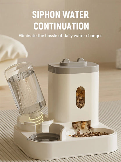 New Automatic Cat Feeding and Water Dispenser Automatic Feeder Water Troughs for Cats Feeding&Watering Supplies Pet Accessories